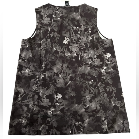 Athleta Refined Zephyr Tank Top Black & Gray Floral UPF Quick Dry Small NWT - Picture 6 of 9